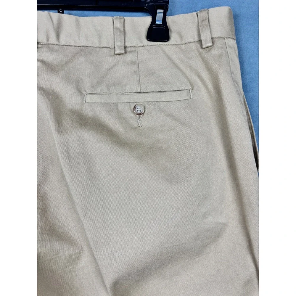Polo Ralph Lauren Mens Khaki Chino Pants Tan Cotton Straight Leg 38x32